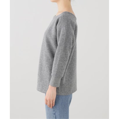 フレームワーク FRAMeWORK ARCHI/アーキ WOOL PILE 3/4SLEEVE TOP （グレー）｜詳細画像