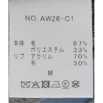 フレームワーク FRAMeWORK ARCHI/アーキ WOOL PILE 3/4SLEEVE TOP （グレー）｜詳細画像