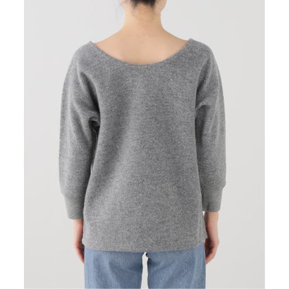 フレームワーク FRAMeWORK ARCHI/アーキ WOOL PILE 3/4SLEEVE TOP （グレー）｜詳細画像