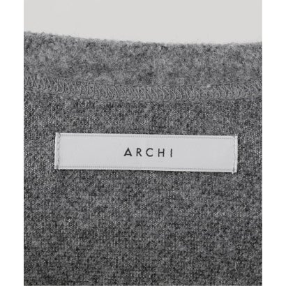 フレームワーク FRAMeWORK ARCHI/アーキ WOOL PILE 3/4SLEEVE TOP （グレー）｜詳細画像
