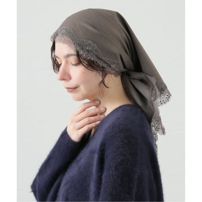 フレームワーク FRAMeWORK SKIN LACE SCARF （ネイビー）｜詳細画像