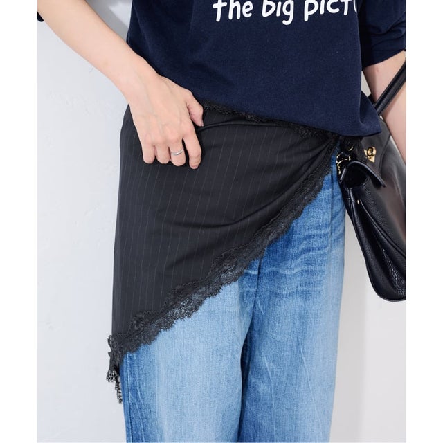 SKIN LACE SCARF （ネイビー）