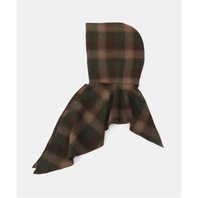 ARCHI/アーキ SLIP ON HOOD SCARF （ブラウン）