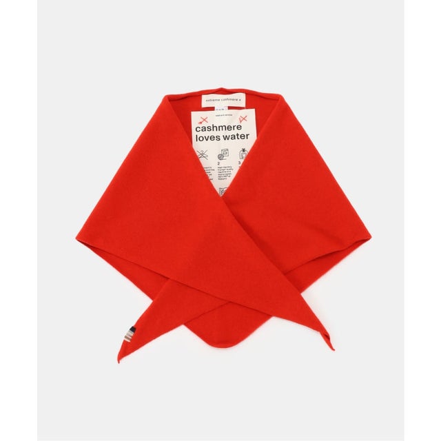 extreme cashmere/エクストリームカシミヤ  bandana （レッド）