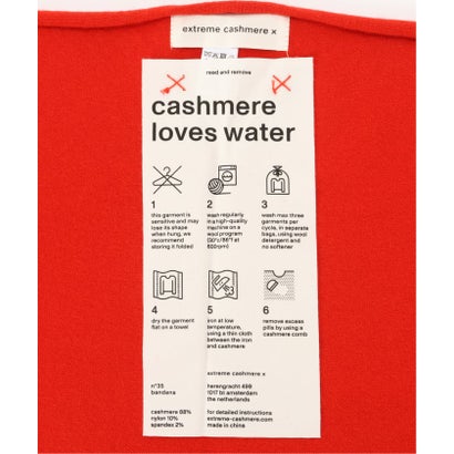 フレームワーク FRAMeWORK extreme cashmere/エクストリームカシミヤ  bandana （ホワイト）｜詳細画像