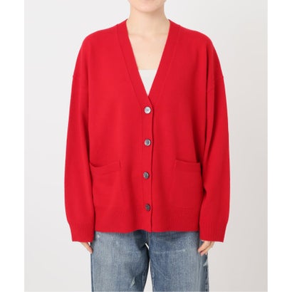 ≪予約≫ミドルゲージVネックカーディガン （ブラウン D）｜詳細画像