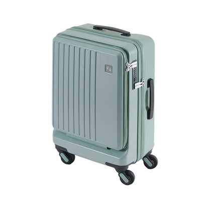 フリクエンター FREQUENTER フリクエンター スーツケース 機内持ち込み Sサイズ SS 32L フロントオープン FREQUENTER 1-254 キャリーケース キャリーバッグ （グリーン別注）｜詳細画像