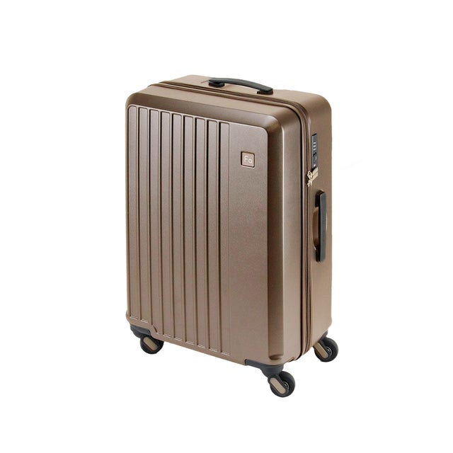 リエーヴェ スーツケース Mサイズ 52L 軽量 中型 静音キャスター キャリーケース キャリーバッグ 1-252 （ブロンズ別注）