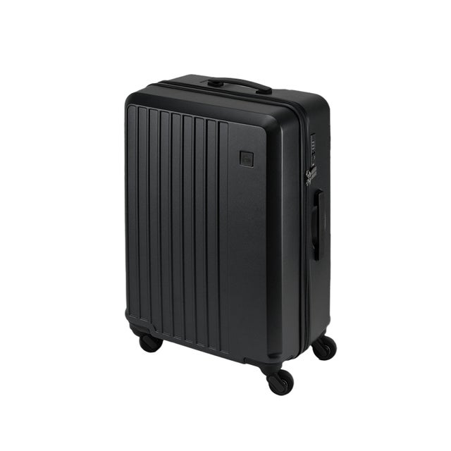 リエーヴェ スーツケース Mサイズ 52L 軽量 中型 静音キャスター キャリーケース キャリーバッグ 1-252 （ブラック別注）