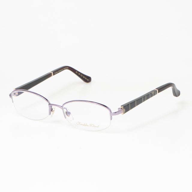 
                    メガネ 眼鏡 アイウェア レディース メンズ （パープル/グレー）