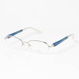 メガネ 眼鏡 アイウェア レディース メンズ （シルバー/ブルー/ホワイト）