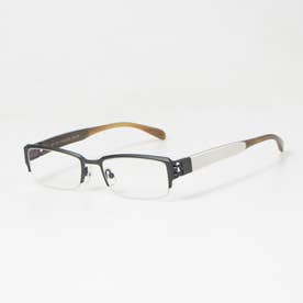 メガネ 眼鏡 アイウェア レディース メンズ （マットグレー/ホワイト/ブラウン）
