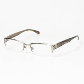メガネ 眼鏡 アイウェア レディース メンズ （シルバー/ブラウンササト/ブラウングレー）