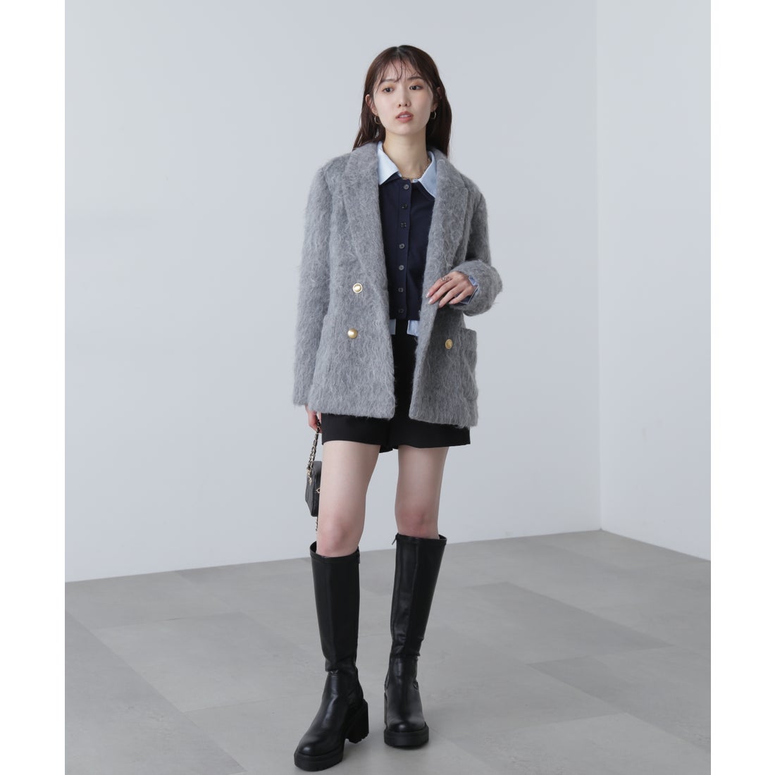 フリーズ マート FREE'S MART 〈MFM〉シャギーダブルジャケット