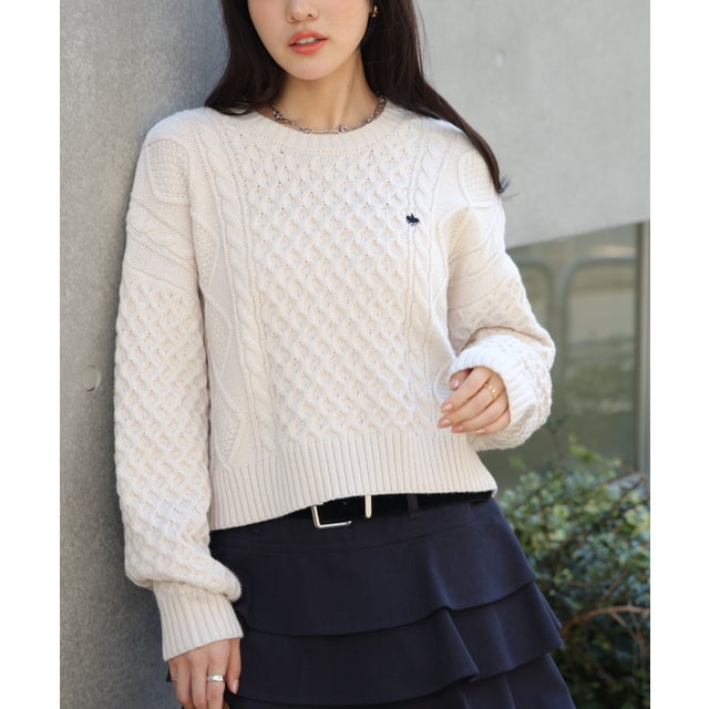 POLO BCS ケーブルニット （オフ）