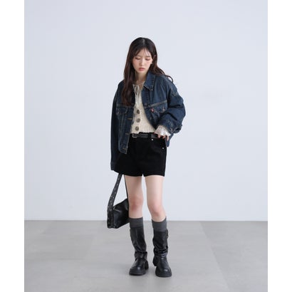 〈LEVIS〉LOOSE CROP TRUCKER （ブルー1）｜詳細画像