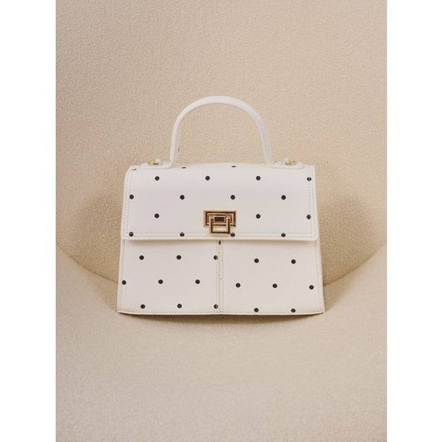 フラップハンド＆ショルダーバッグ （DOT）