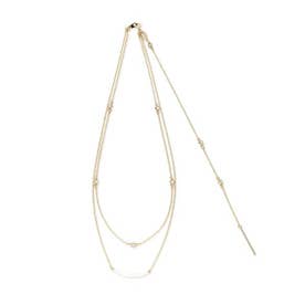 カーヴィーラインレイヤードネックレス （GLD）