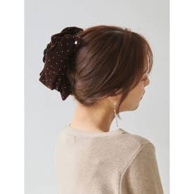 【ルエル】リボンヘアクリップ （BRW）