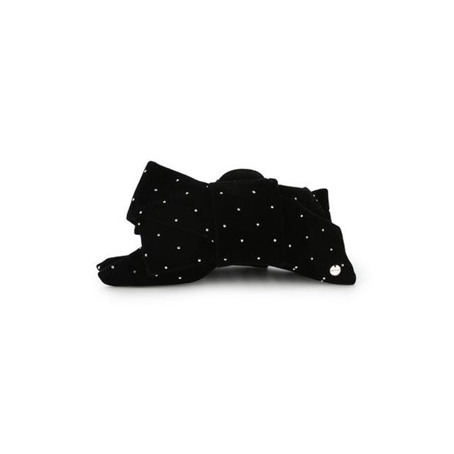【ルエル】リボンヘアクリップ （BLK）