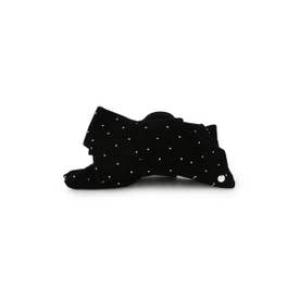 【ルエル】リボンヘアクリップ （BLK）