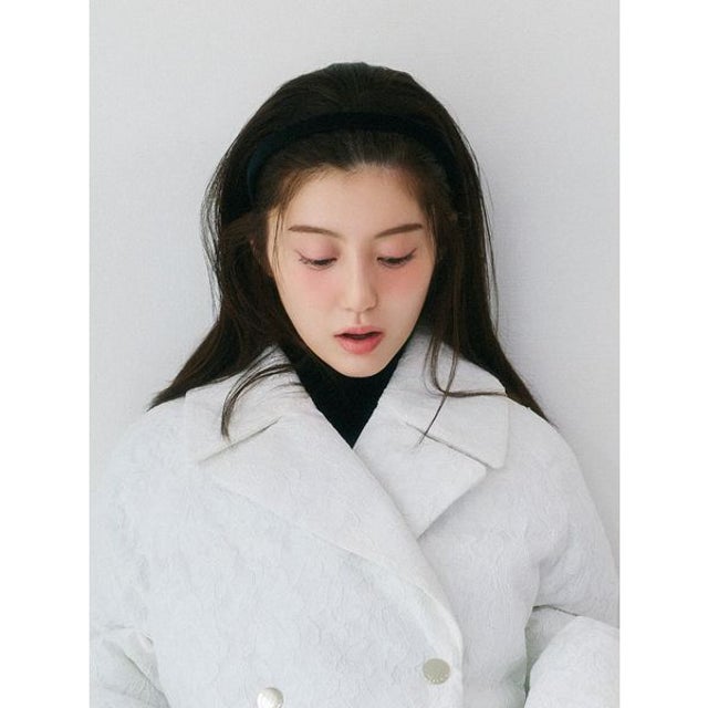 ベロアナローカチューシャ （BLK）