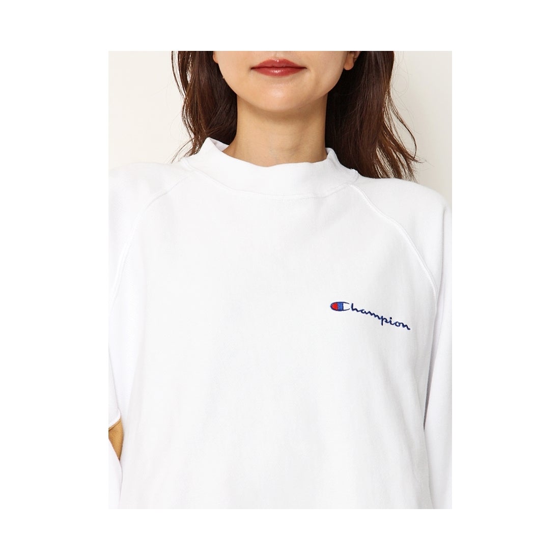 FRAY I.D バイカラーラグランプルオーバー ホワイト -ファッション通販 