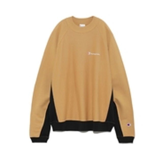 FRAY I.D バイカラーラグランプルオーバー ホワイト -ファッション通販 