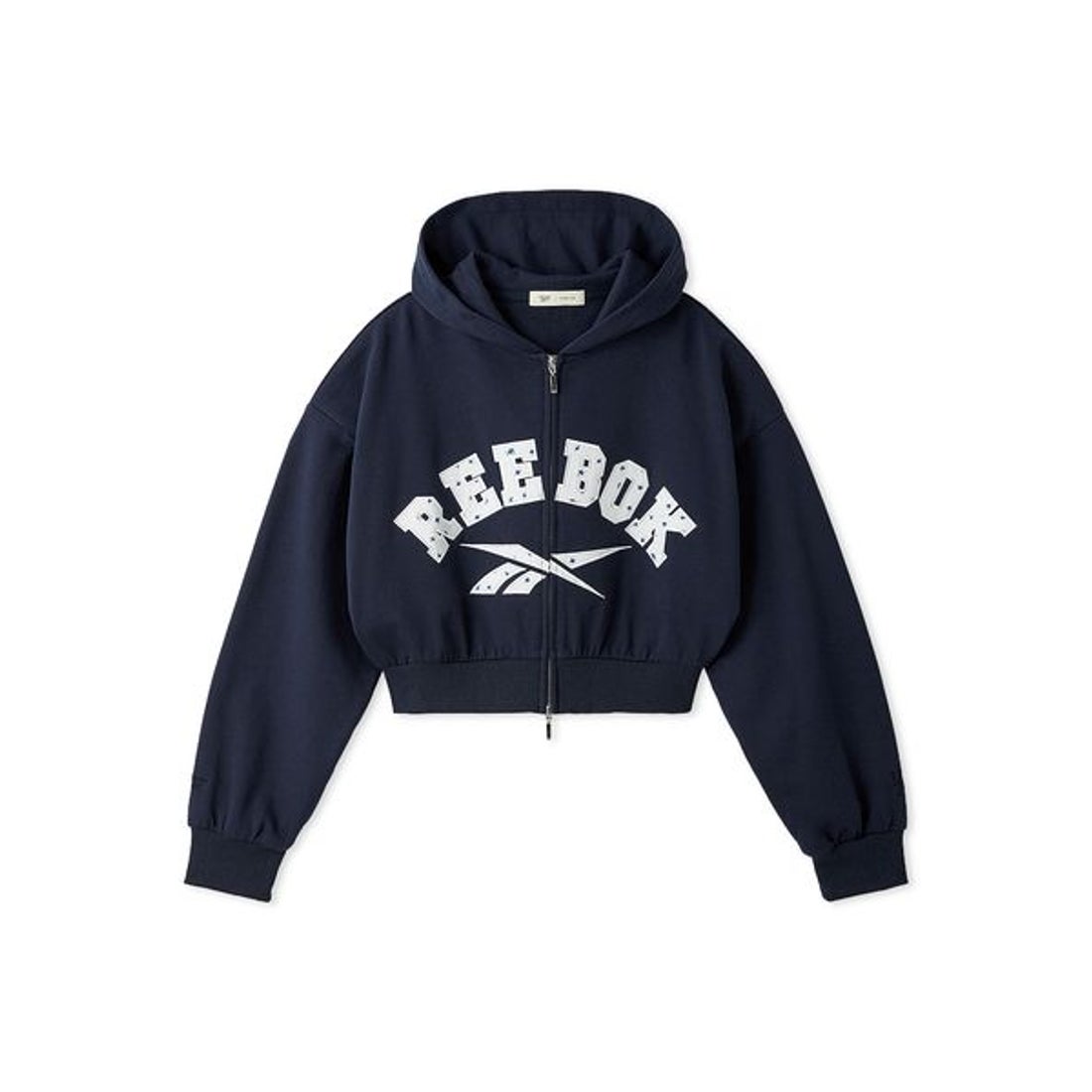 フレイ アイディー FRAY I.D 【Reebok】ロゴショートフーディー （NVY 
