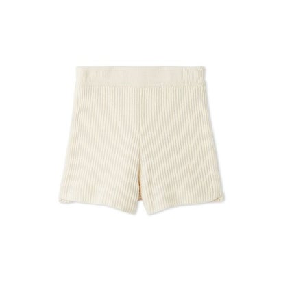 ウールブレンドニットショートパンツ （IVR）｜詳細画像