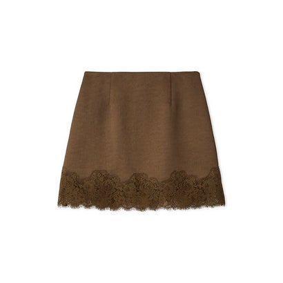 レーストリムミニスカート （BLK）｜詳細画像