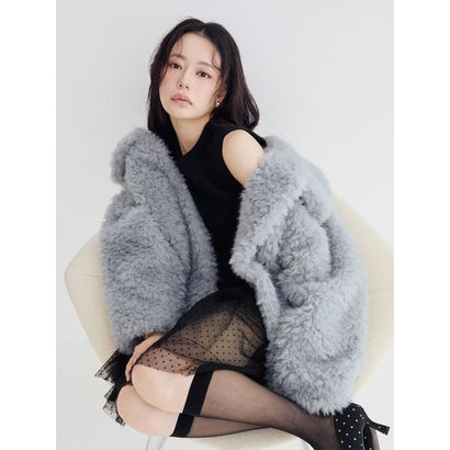 フレイ アイディー FRAY I.D ECOPELファー2wayミドルジャケット （OWHT）｜詳細画像