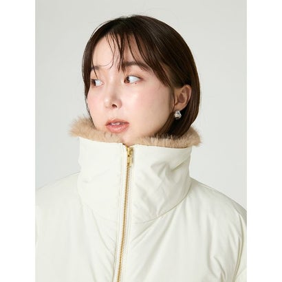 フレイ アイディー FRAY I.D フロントファーショート丈発熱中綿コート （BLK）｜詳細画像