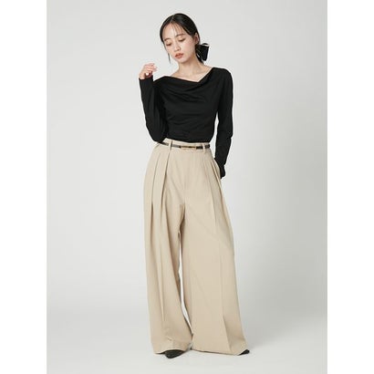 フレイ アイディー FRAY I.D チェーン付きドレープカットソー （IVR）｜詳細画像