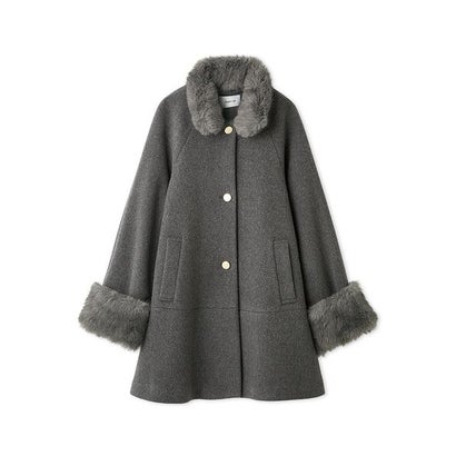 フレイ アイディー FRAY I.D 2wayファートリムノーカラーコート （GRY）｜詳細画像