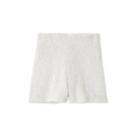 グリッターシャギーニットパンツ （WHT）