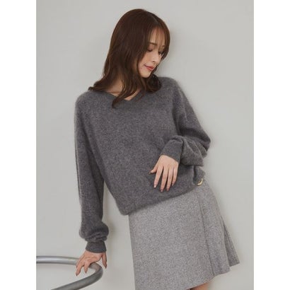 フレイ アイディー FRAY I.D カシミヤシルク混Vネックニット （GRY）｜詳細画像