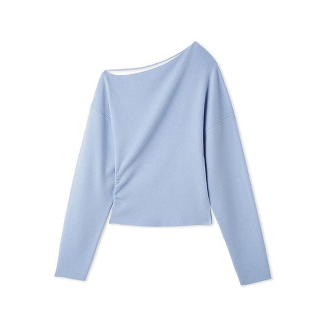 2wayオフショルニットトップス （LBLU）