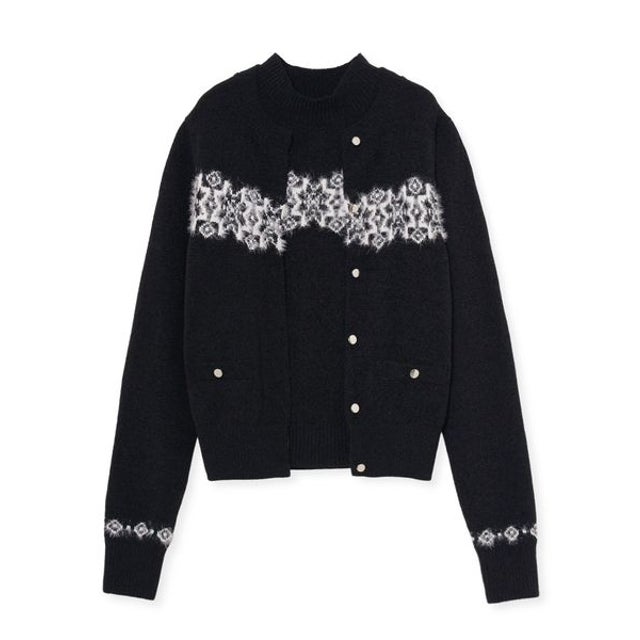 ノルディックニットアンサンブル （BLK）