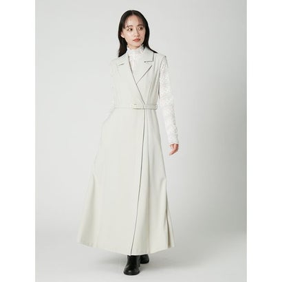 ストレッチレースハイネックトップス （BLK）｜詳細画像
