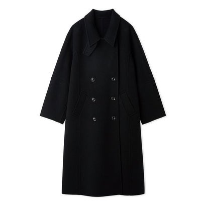 フレイ アイディー FRAY I.D コクーンスリーブウールリバーロングコート （BLK）｜詳細画像