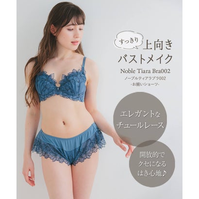 軽やかに揺れるチュールフラワー贅沢な可愛さ！ 「ノーブルティアラブラ002 フレア」 フレアショーツ【返品不可商品】 （他）｜詳細画像