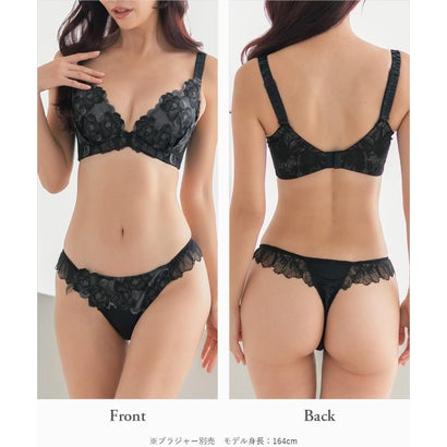 フランデランジェリー fran de lingerie 身体の変化に気付いた女性のためのご自愛ランジェリー「GRACE soin（グレースソワン）」待望の餅田コシヒカリ・コラボ【返品不可商品】 （ブラック）｜詳細画像