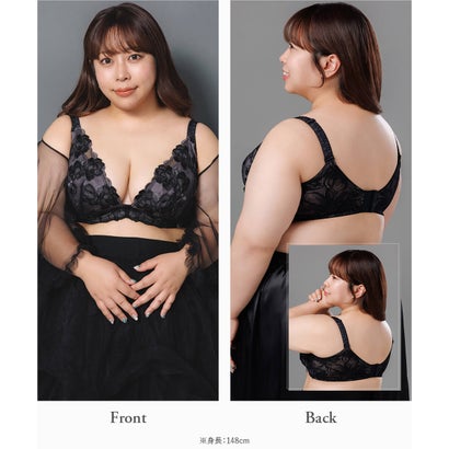 身体の変化に気付いた女性のためのご自愛ランジェリー「GRACE soin（グレースソワン）」待望の餅田コシヒカリ・コラボ （ブラック）｜詳細画像