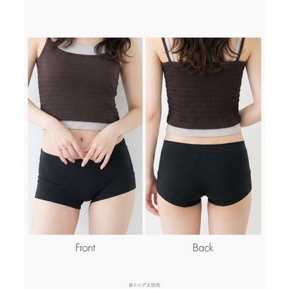 フランデランジェリー fran de lingerie 【ストレスフリー】自然素材のヒップハングで、心地いい毎日を。 「とろリラショーツ ショーツ」 ショーツ【返品不可商品】 （グレー）｜詳細画像