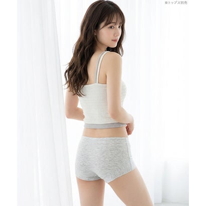 フランデランジェリー fran de lingerie 【ストレスフリー】自然素材のヒップハングで、心地いい毎日を。 「とろリラショーツ ショーツ」 ショーツ【返品不可商品】 （グレー）｜詳細画像