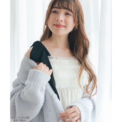 フランデランジェリー fran de lingerie ナイトブラ付きルームウェア＆パジャマナイトブラ付きワンピース 「ルナイト スイート ワンピース」 ワンピース （ホワイト）｜詳細画像