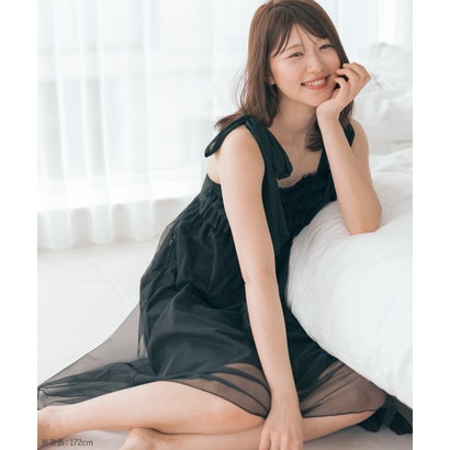フランデランジェリー fran de lingerie ナイトブラ付きルームウェア＆パジャマナイトブラ付きワンピース 「ルナイト スイート ワンピース」 ワンピース （ピンク）｜詳細画像