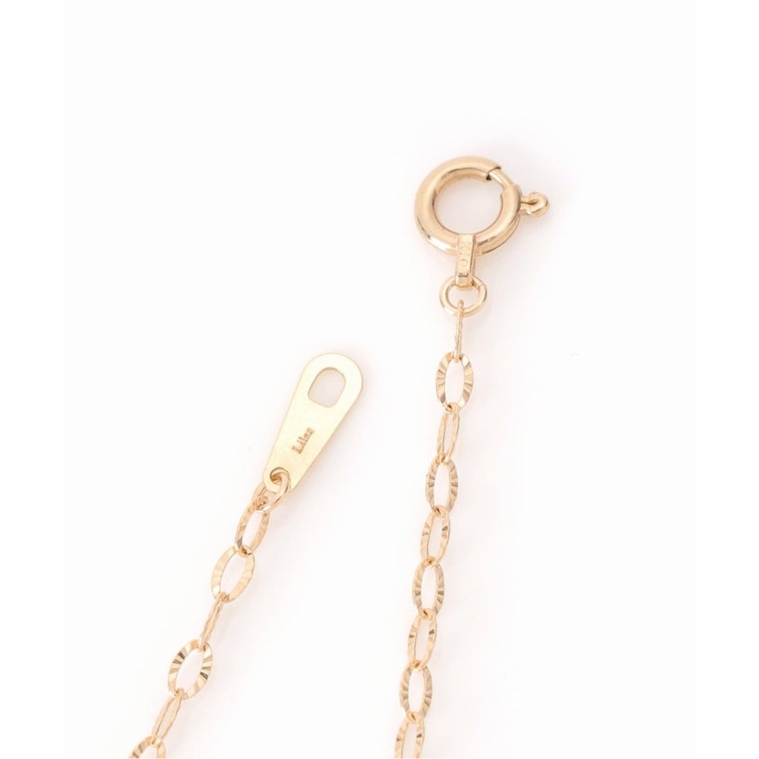 リラ Lilas ルナチェーン38cmネックレス K10 （ゴールド 