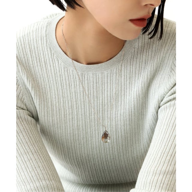 【SAMH by LILAS】ガーデンクォーツ50cmネックレス SV （シルバー）